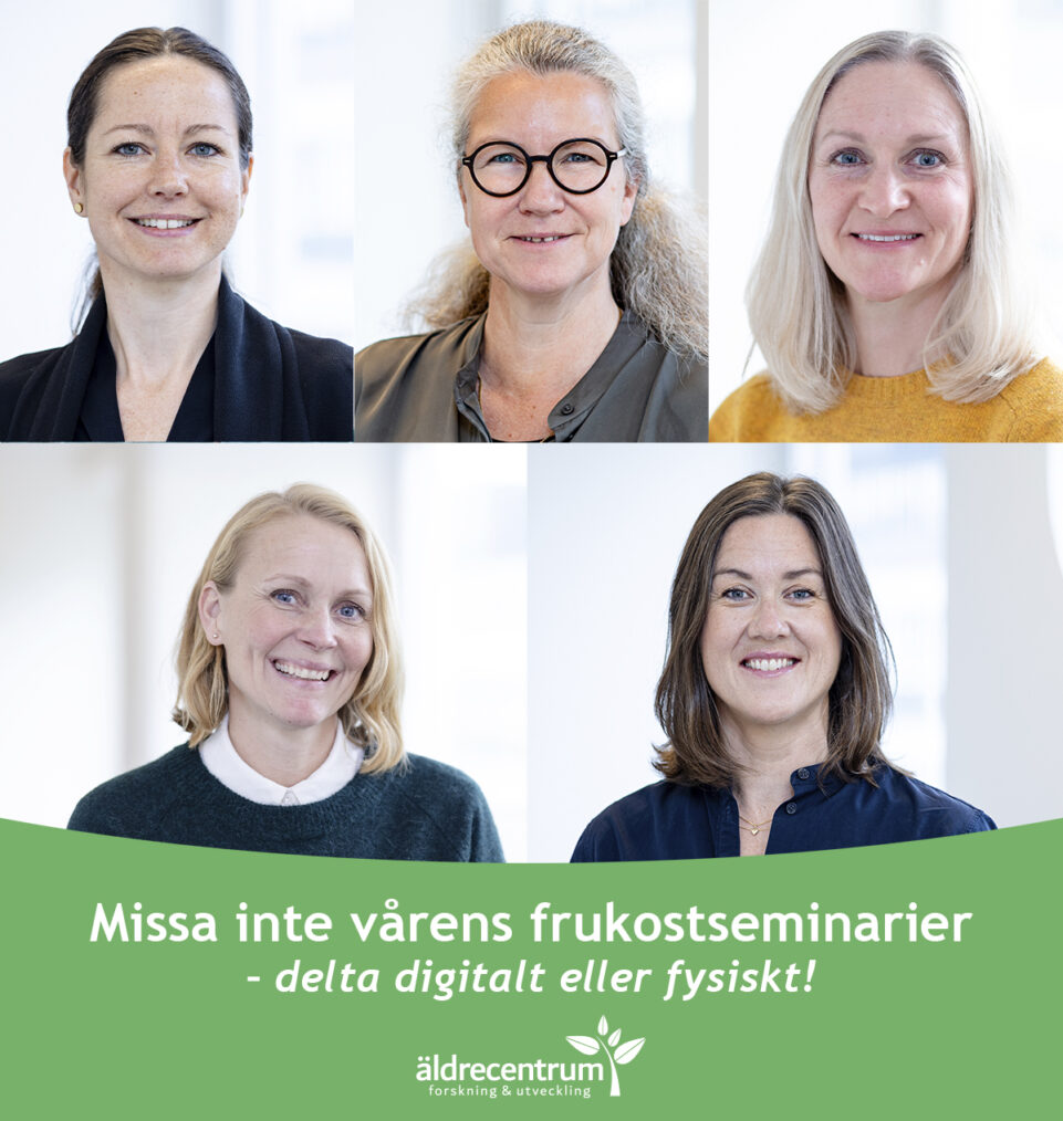 Gruppbild på frukostseminariernas föreläsare